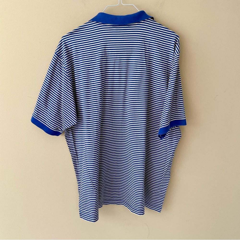 🔻LAST CHANCE🔻 BOBBY JONES Players Men’s Vintage Seminole Cotton Polo Blue Yellow - Picture 4 of 9